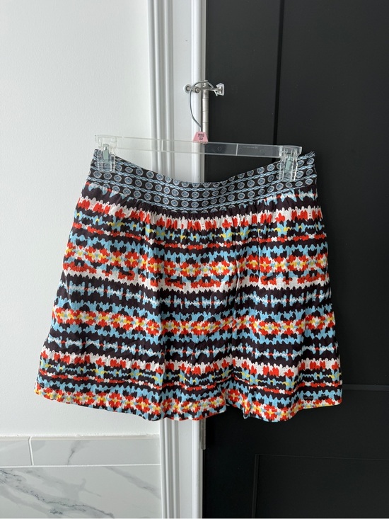 Porridge Dresses & Skirts - Patterned Midi Skirt in Black with Multicolor Accents